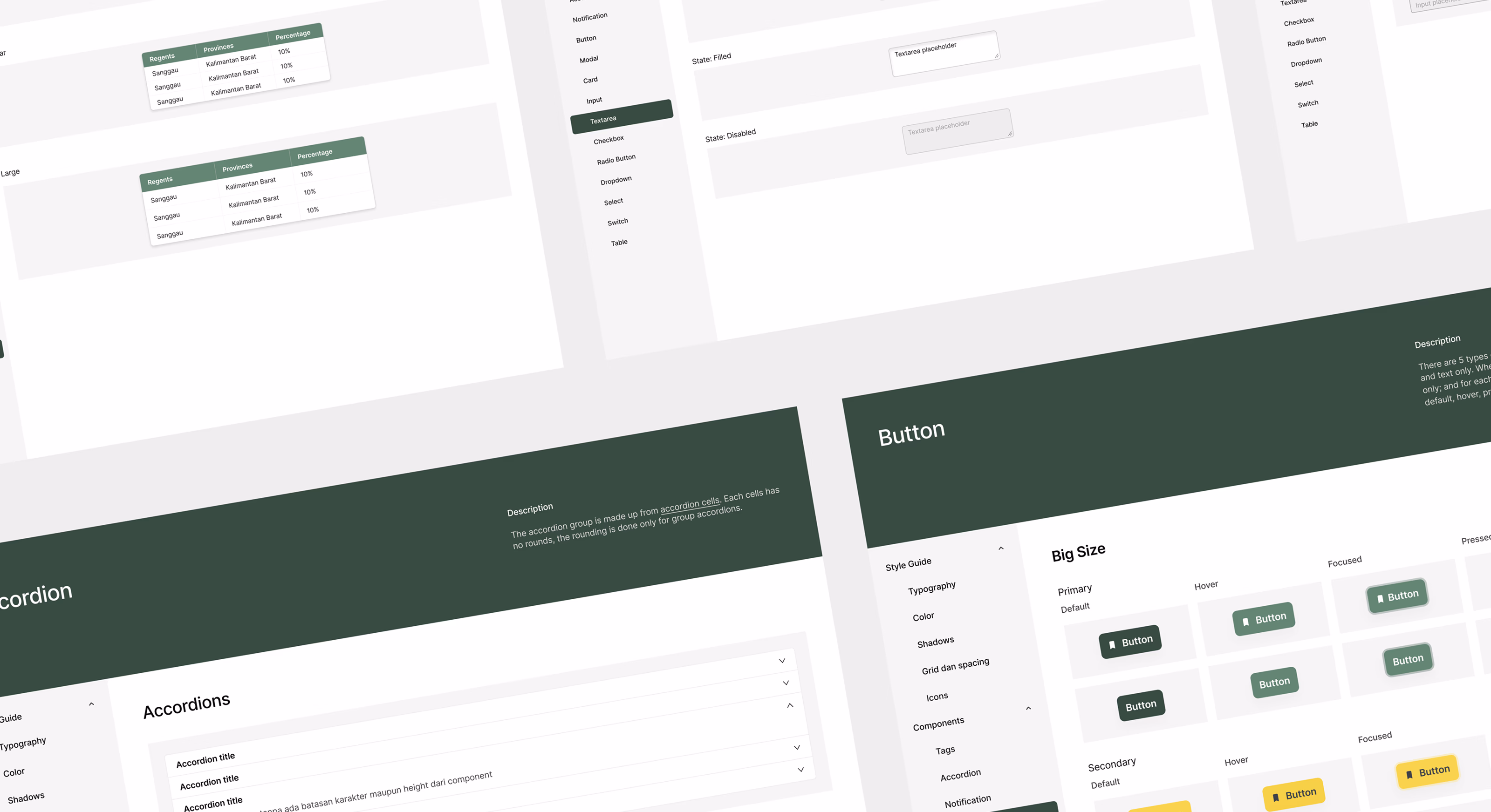 Fairatmos design system preview